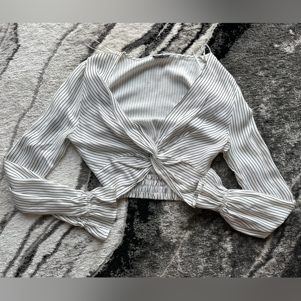 TopShop Cropped Blouse